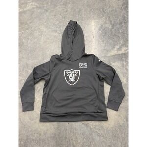 Las Vegas Raiders Hoodie Women's XL NFL Football Crucial Catch Nike On Field